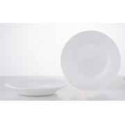 #8839 Opal -White soup plate (Dia 8
