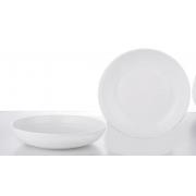 #8840 Opal White shallow plate (Dia 9