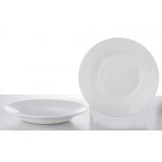 #8843 Opal-White soup plate (Dia 8