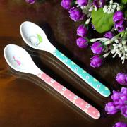 Pink kids' spoon-short handle-96 pcs/cs