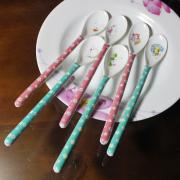Pink kids' spoon-Long handle-96 pcs/cs