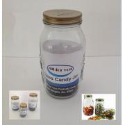 Glass Candy Jar w/Metal Tighten Lid, 50.7 Oz/1500 ml, Large Size-12pcs/cs