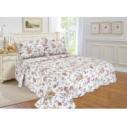 Quilt set with floral prints- king size