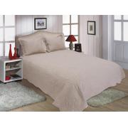 Quilt King Size, Beige Solid Color 