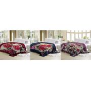 Full/Queen Super Soft Bed Blanket with Prints-assorted- 4kg-4 pcs/cs