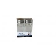 2-PC Salt & Pepper Glass Shaker Set, Small Size 2.2 Oz/65 ml(2pc/Set) -24sets/cs