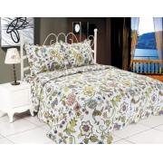 Quilt set-flower and birds-king size