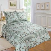 Full/Queen Quilt Set with Floral Prints