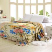 Full/Queen Size Soft Blanket with Floral Prints- assorted-6 pcs/cs