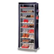 9-Tier Shoe Closet with Fabric Cover-Navy color-23.6