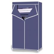 Dust-proof Wardrobe Closet with Fabric Cover- Navy color-35.4