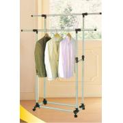 Double Rail Adjustable Garment Rack-4 pcs/cs