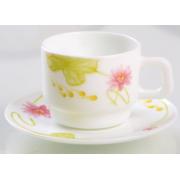 Opal Coffee Cup and Saucer Set-12pcs/set (6 sets/cs)