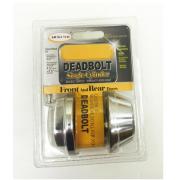  Single Cylinder Deadbolt with Key-silver color