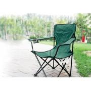 Folding Camping Chair- Green Color- 6 PCS/CS