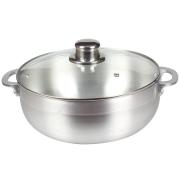 Aluminum Caldero with Glass Lid - 15 QT