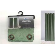 One Jacquard Grommet Panel-Green