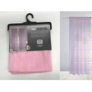 One Faux Silk Grommet Panel-Pink