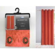 -One Satin Grommet Panel-Orange