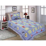 Quilt Twin Size, Car for Boy, Blue