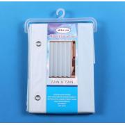 Heavy Duty PEVA Shower Curtain Liner-Semi-transparent-Light Blue