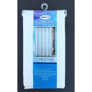 PEVA Shower Curtain-White