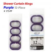Set Shower Curtain Hooks (Purple)
