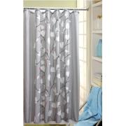 Polyester Shower Curtain with Floral Prints