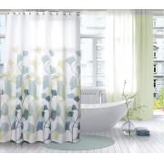 Polyester Shower Curtain with Floral Prints