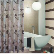 Polyester Shower Curtain with Seaworld Prints