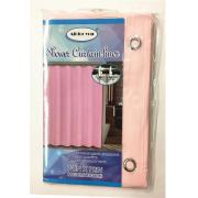 PVC Liner Pink Shower Curtain