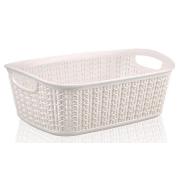 #T600, 3.17Qt/ 3 Liter Plastic Basket with Knit Design