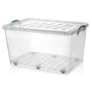 13.2 Gal/50Liter Multipurpose Plastic Storage Box with wheels