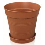 #TP009-9L/1.58Gal Sardunia Flower Pot with Plate-24 PCS/CS