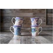 New Bone China Mugs with Puppy Prints-36 PCS/CS