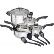 Stainless Steel 12-PC Cookware Set-2 sets/cs