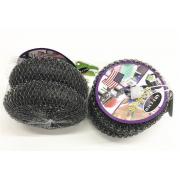 #4600-2PC Zinc Plated Cleaning Scourer-72 PCS/CS