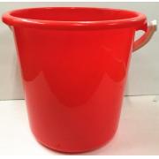 #6521R,Red color Plastic Bucket M Size- 10L/2.65 Gal-24 pcs/cs
