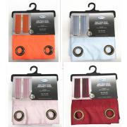 One Heavy Duty Faux Silk Grommet Panel-assorted color-12 pcs/cs