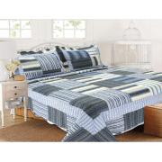 Full/queen size quilt set with Bordered Prints 