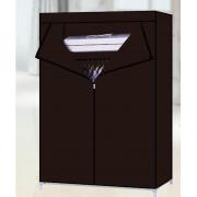 Dust-proof Wardrobe Closet with Fabric Cover-Black color-35.4