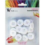 Assorted Buttons-12pcs/cs