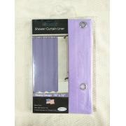 PVC Liner Lilac Shower Curtain-24pcs/cs