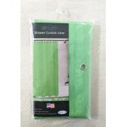 PVC Liner Lime Shower Curtain-24pcs/cs