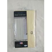 #179-1 PVC Liner Beige Shower Curtain-24pcs/cs