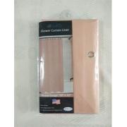 #179-11 PVC Liner Peach Shower Curtain-24pcs/cs