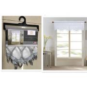 #02-0115 One Piece Maria Silver Embroidery Valance-24 PCS/CS