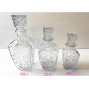 S Size Clear Glass Wine/Liquor Decanter-12PCS/CS