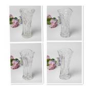 # 805-18 Clear Glass Vase-assorted- H 18cm/7.1