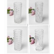 Clear Glass Vase- assorted- H 25cm/10